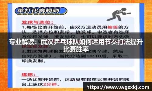 专业解读：武汉乒乓球队如何运用节奏打法提升比赛胜率