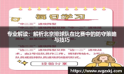 专业解读：解析北京排球队在比赛中的防守策略与技巧