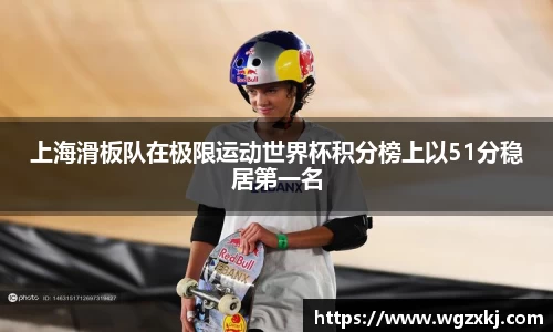 上海滑板队在极限运动世界杯积分榜上以51分稳居第一名